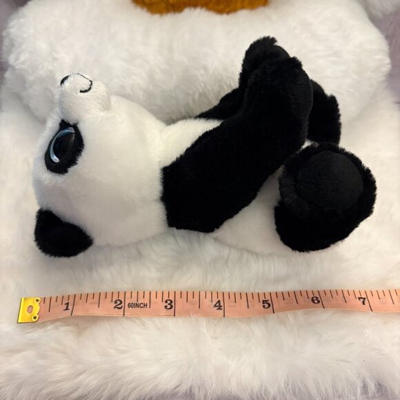 Ming TY Original Beanie Babies Panda Black White 2016 Plush Stuffie (SKU: 244TO) - Picture 11 of 11